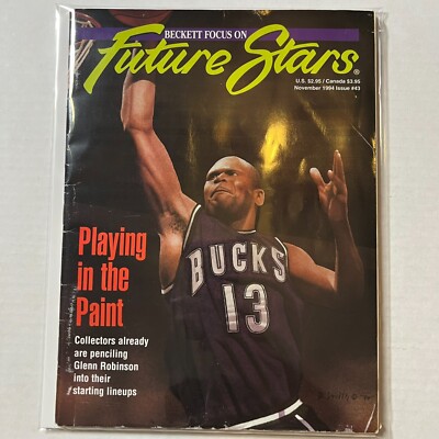 BECKETT Future Stars Magazine NOV '94 VOL 4 #11 ISSUE 43 Glenn Robinson Cover VG