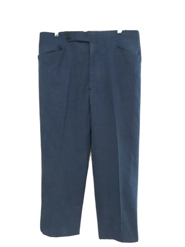 Disco Polyester Flat Front Pants 