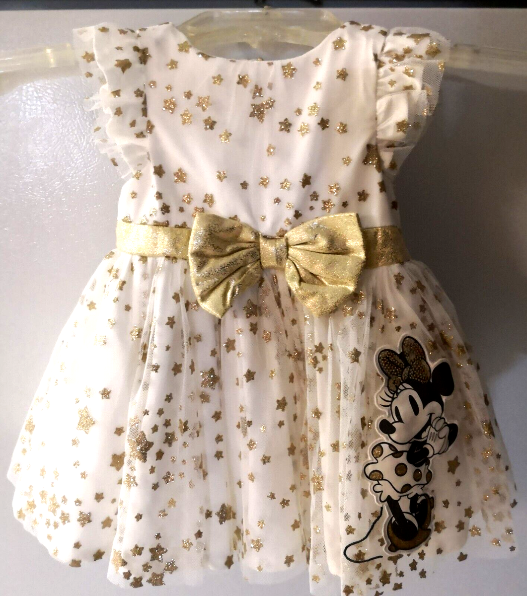 slim fit dress slacks Minnie Mouse Disney Minnie Mouse Holiday Girls' Satin Dress Gold –  Secondipity