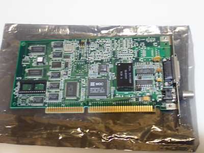 RETRO PC 16-Bit ISA BUS PC-AT Netzwerkkarte LAN Adapter WDC 1990 mit BNC und AUI
