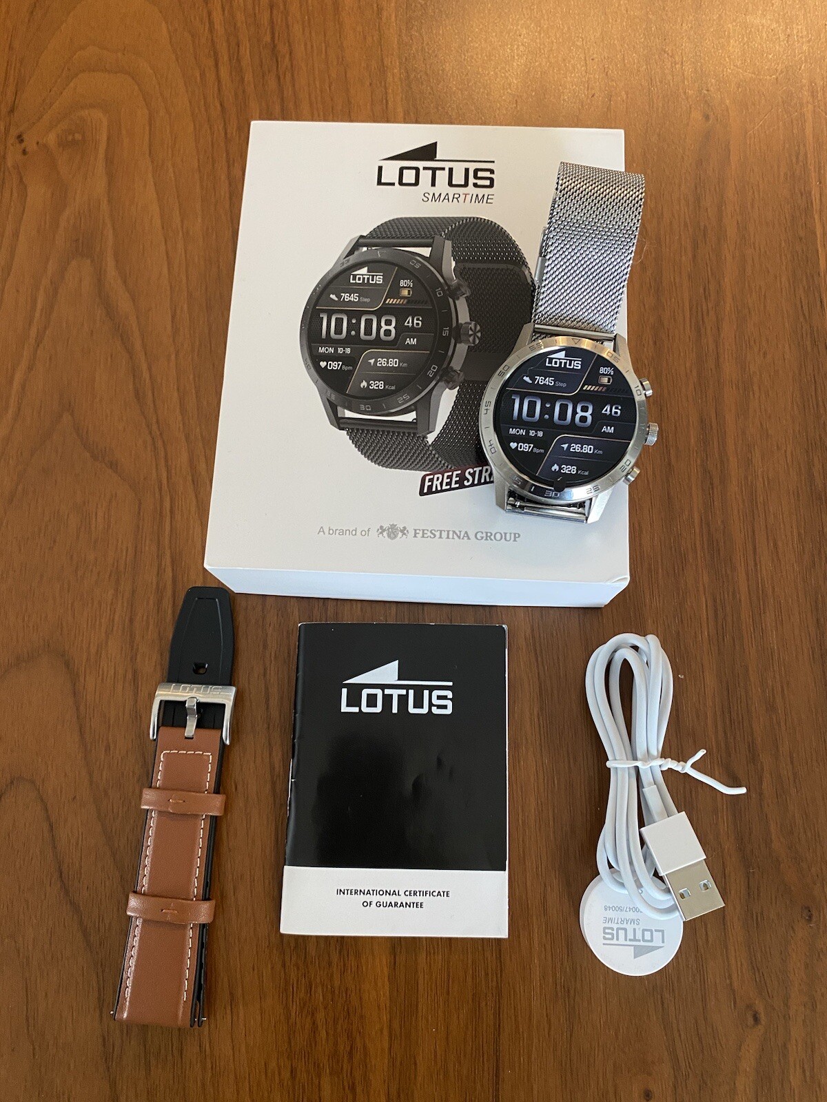 Lotus Smartime montre connectée iOS Android avec cardiofréquencemètre