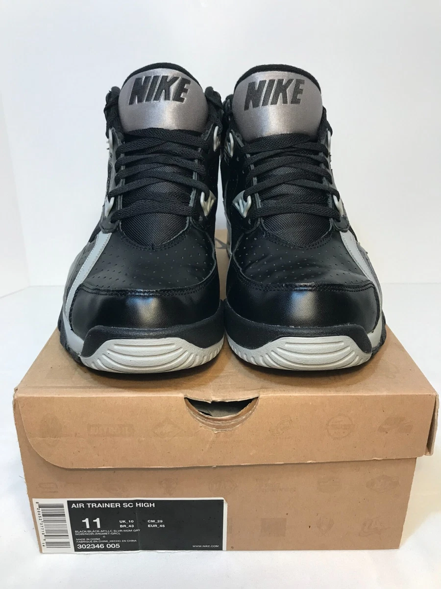 NIKE AIR TRAINER SC HIGH Bo Jackson 302346 005 Raiders 34 OG Retro Mens 11