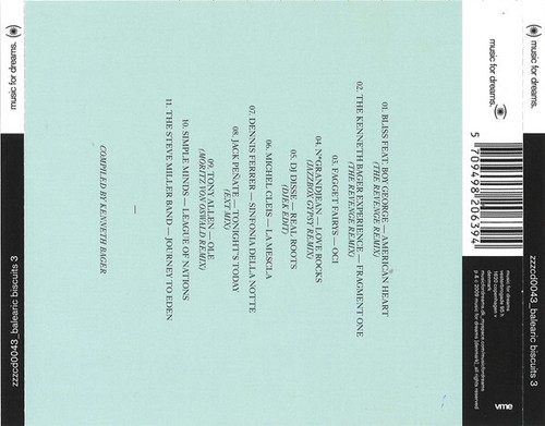Various Balearic Biscuits 3 CD, Comp 2009 Downtempo (NM or M- / NM or M-) - Picture 2 of 2