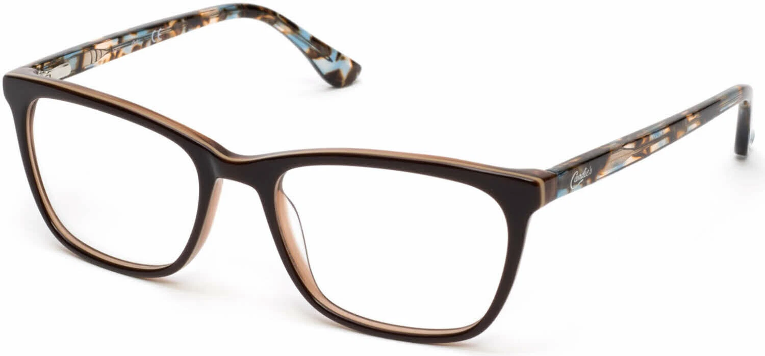 Candie's CA0158 050 Brown Havana Plastic Optical Eyeglasses Frame 52 17 140 CA
