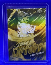 2021 Topps Fire GOLD MINTED PARALLEL WE HAVE LIFTOFF Albert Pujols Dodgers