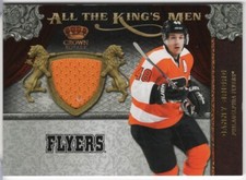 2011-12 Crown Royale Danny Briere #13 Flyers All the King's Men Jersey