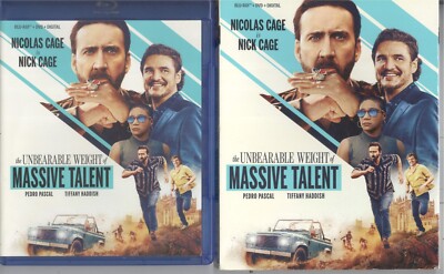 The Unbearable Weight Of Massive Talent (2022 DVD + Bluray) Nicholas Cage Comedy