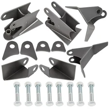 Triangulated 4 Link Brackets Weld On Steel Air Ride Suspension For 2.75" Axle