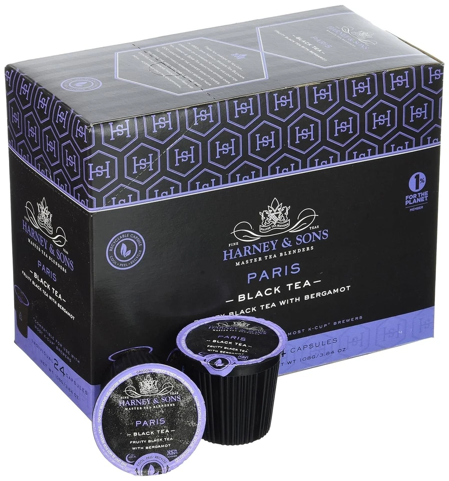 Cápsulas K-Cup de té negro Harney and Sons Paris, 4 x 24 (1 estuche) *ENVÍO GRATUITO* Foto 2 de 4