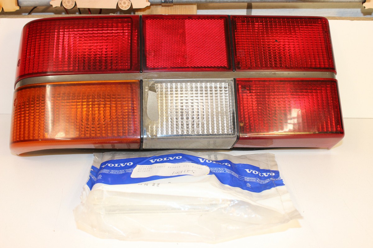 Volvo 240 Right Tail Light for Sedan 244 242 “6-panel” with NOS