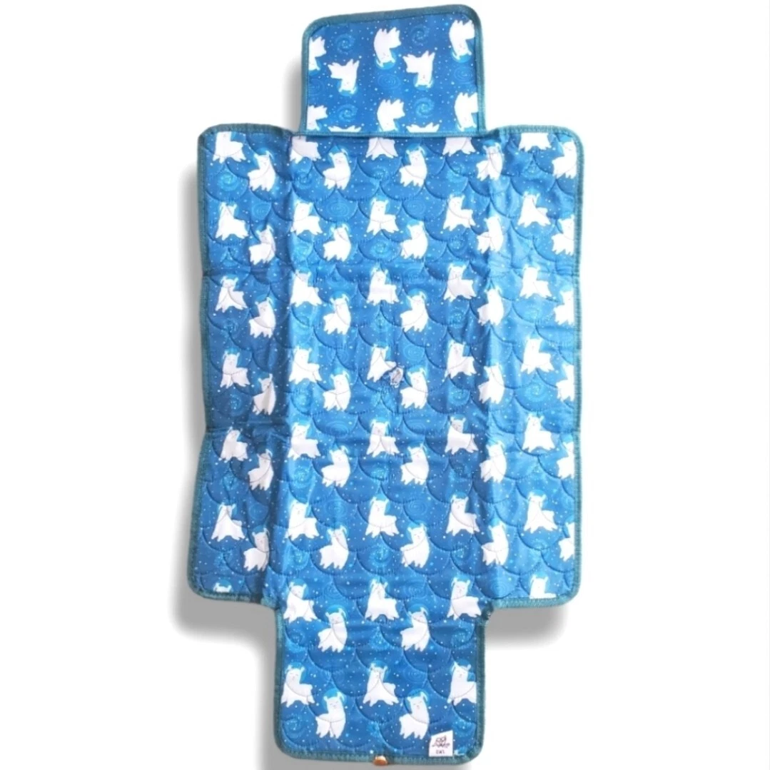 #BG O.W.L OWL Portable Changing Pad Baby Waterproof Diaper Changing Mat Lamb