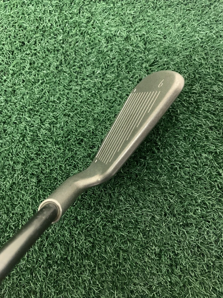 Hoja de hierro Ping i3+ 6 - punto blanco - varilla de grafito flexible S - palo de golf rígido diestro Foto 4 de 4