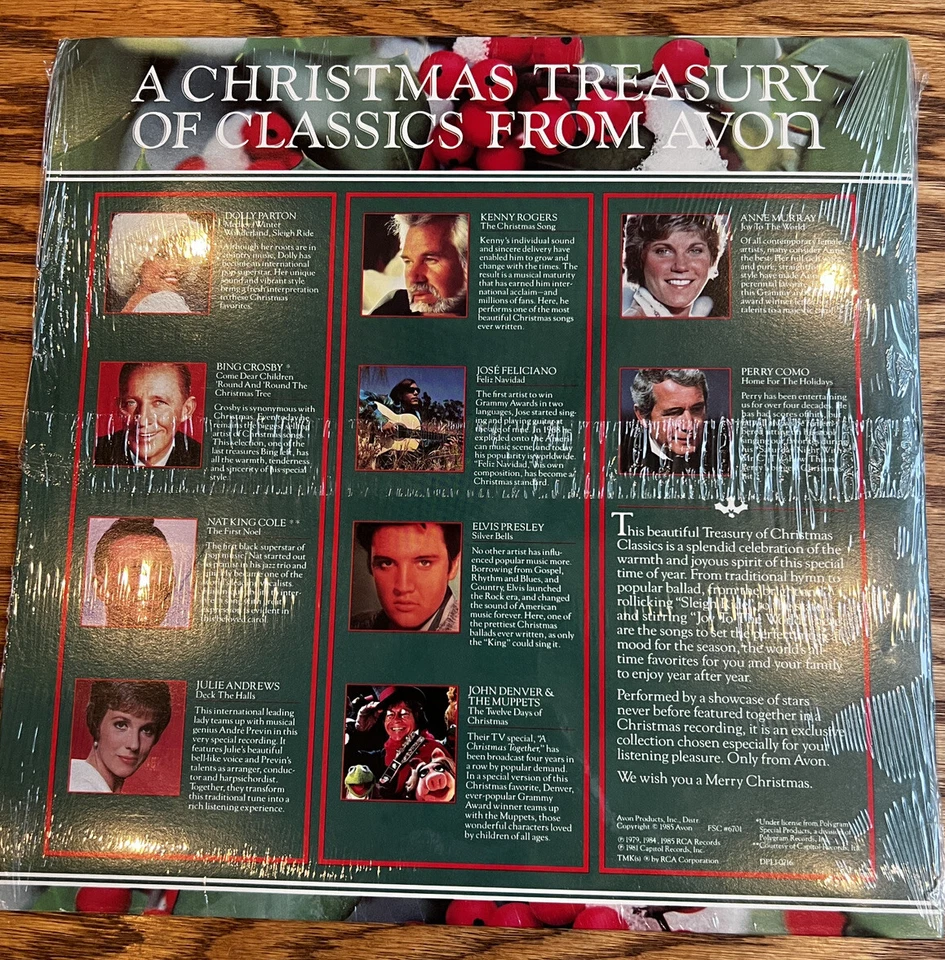 A Christmas Treasury of Classics from Avon, Music, Vinyl Record - Image 2 of 4