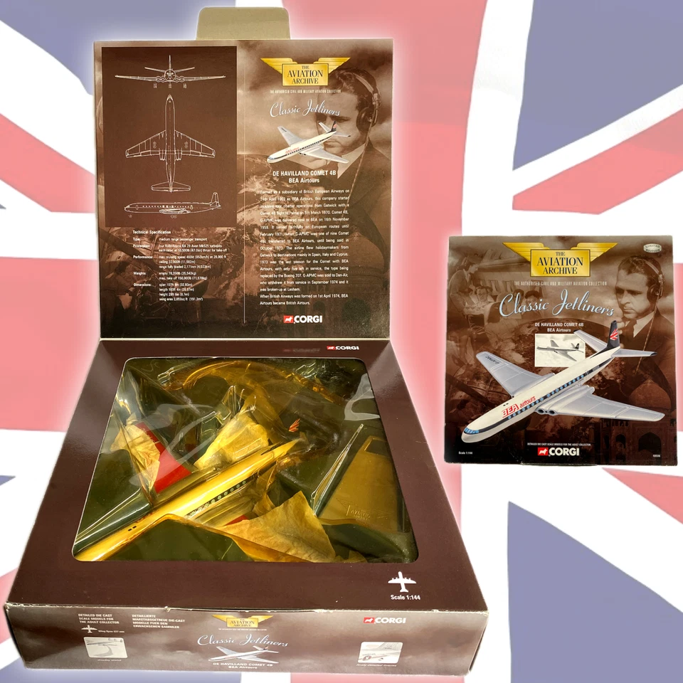 Corgi Aviation DH COMET 4B, G-APMC, BEA AIRTOURS, LGW.  STOCK NUEVO.  48506 Foto 3 de 4