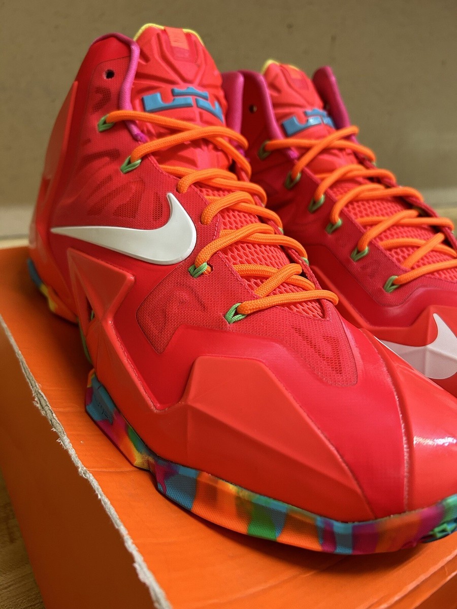 Nike Lebron XI Fruity Pebbles *SAMPLE* 2014 Size 12.5 H013-MNBSKT