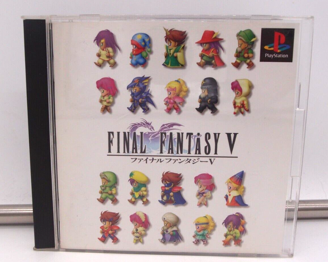 Final Fantasy V (Sony PlayStation 1, 1998, NTSC-J) Japanese