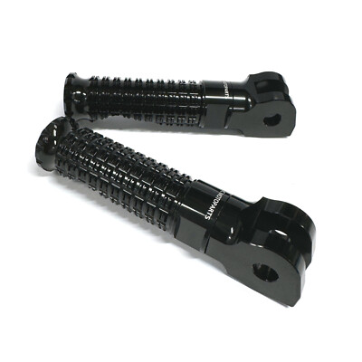 Black CNC Anodized Aluminum Front Foot Pegs For Kawasaki Ninja ZX