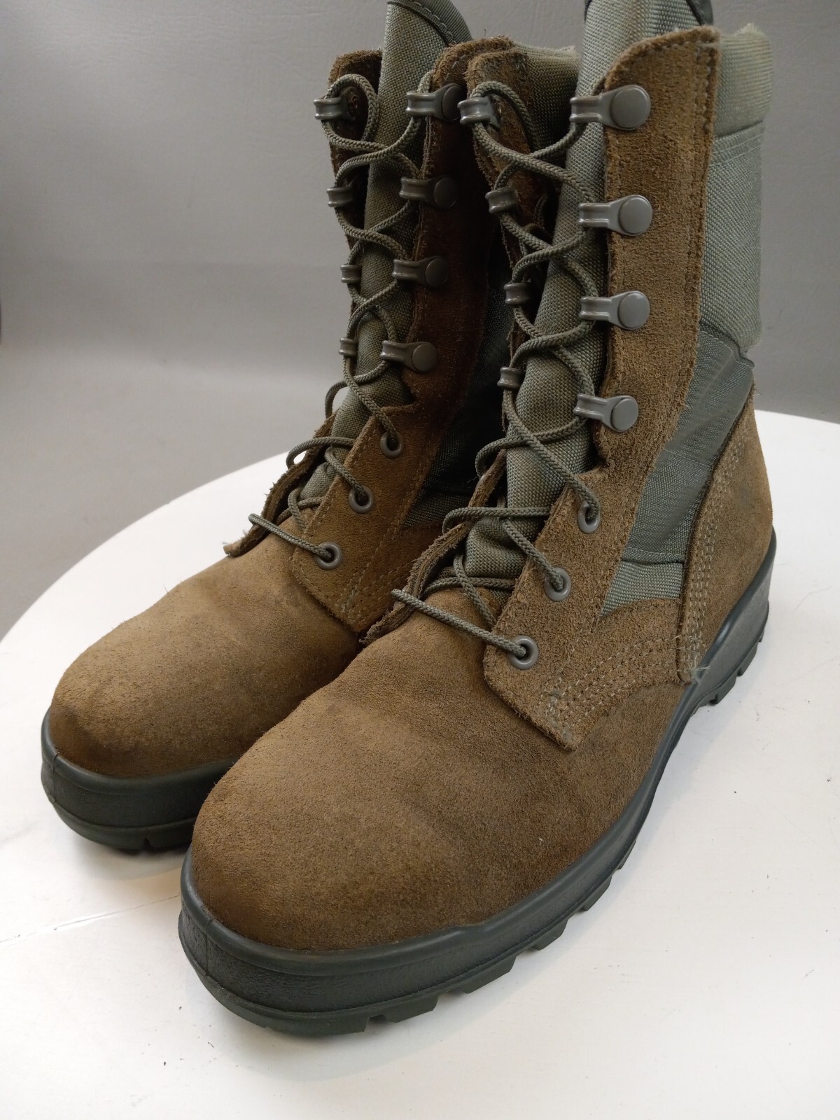 UFCW Mondo PT Military Boots Green 6R 8430 Steel Toe Vibram Sole Unisex Adults