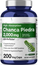 Chanca Piedra 2000mg 200 Caps Vegan/NonGMO