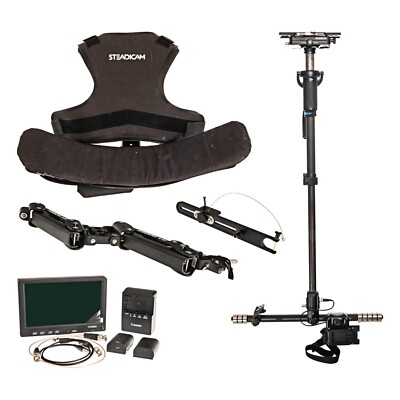 Steadicam AERO 30 Stabilizer and A-30 Arm w/LP-E6 Batt Plate and Docking Bracket