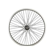 Roue velo bmx 20'' av axe 10mm as7x mx 48t jante/rayons noirs