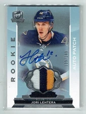 14-15 UD Upper Deck The Cup  Jori Lehtera  /249  Rookie  Patch  Auto