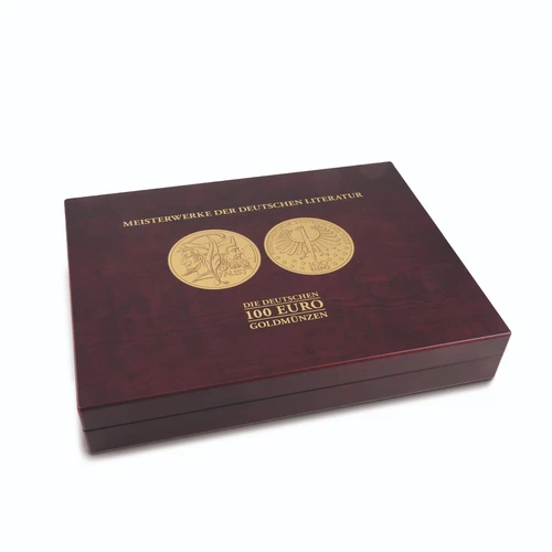 *NEU*  Münzkassette für 8 x 100 € Gold  Meisterwerke der deutschen Literatur OVP - Bild 3 von 3