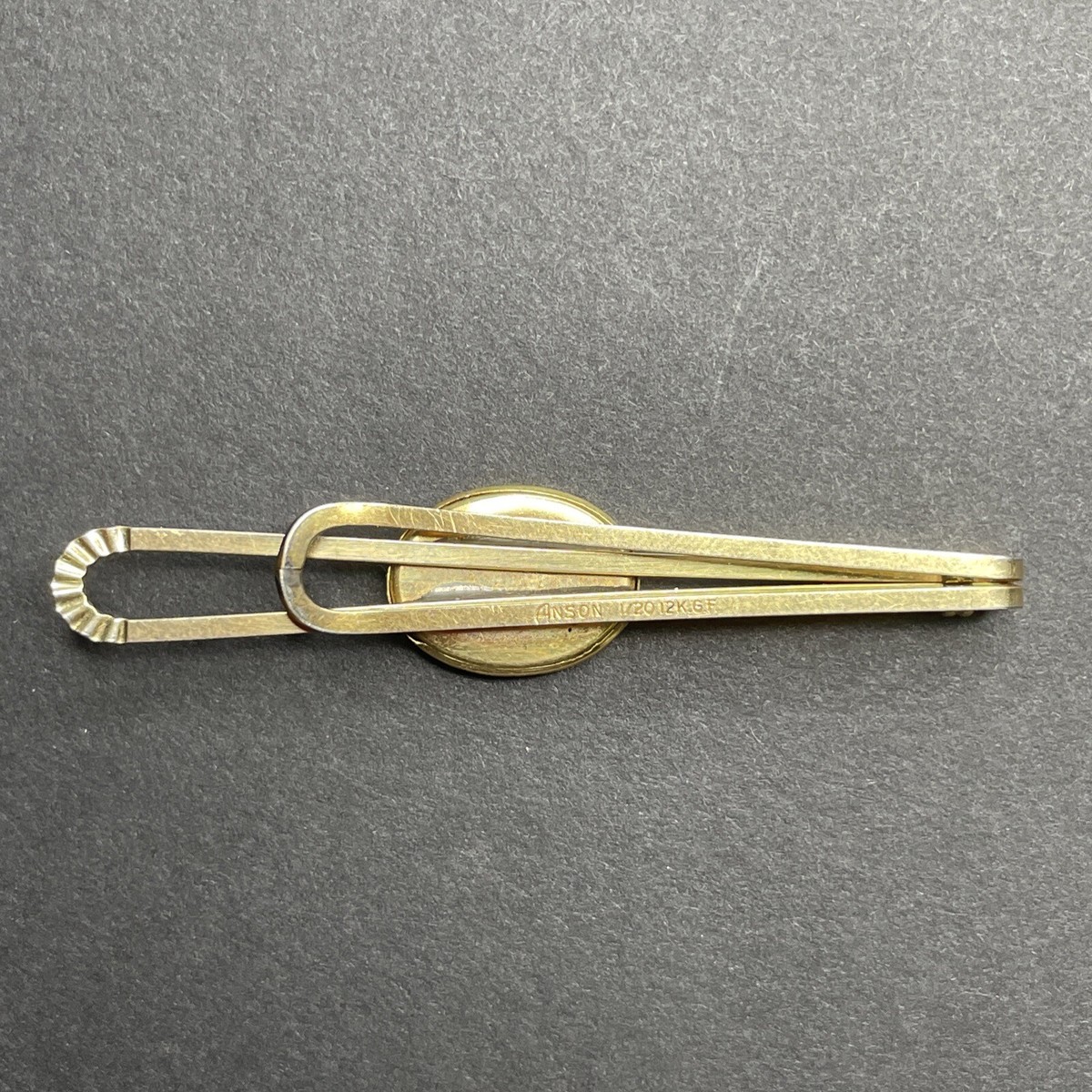 2) Vintage ANSON Money Clips: Chrome & a 12k Gold Filled