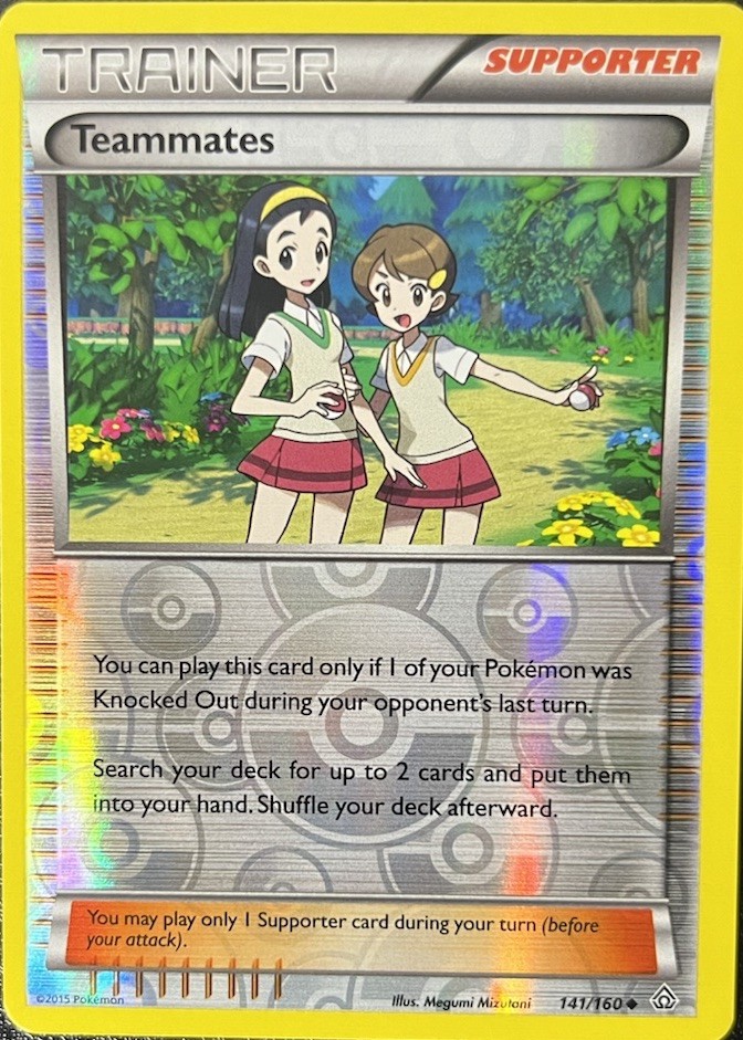 Teammates 141/160 XY - Primal Clash Reverse Holo