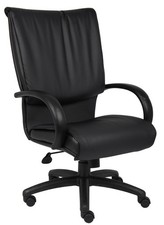 Black High Back Leather Executive Chair MB9701