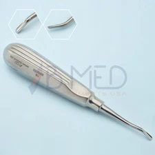 B Med Dental Apical Root Elevators 77R Serrated Periodontal Tooth Extraction