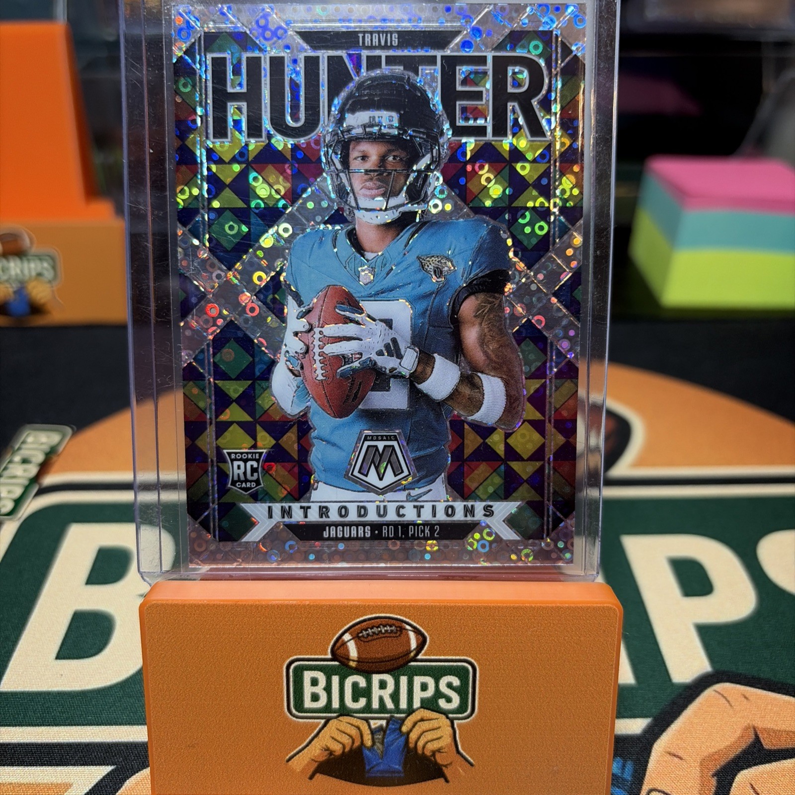 Travis Hunter Rookie No Huddle Disco INTRODUCTIONS 2025 Panini Mosaic #7 Jaguars