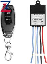 Mini Wireless Remote Control Switch DC 6V 12V 24V 36V 60V 1 Channel RF Relay