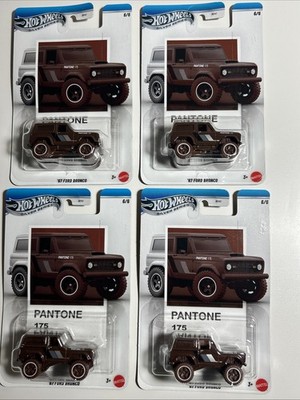 Hot Wheels Pantone '67 Ford Bronco CHASE 6/6 In Hand Ready To Ship