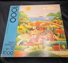 Springbok Vintage Puzzle When America Was Young 1000 Pieces 