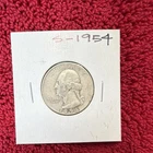 1954 Washington Quarter Silver San Francisco Business Strike Circulated