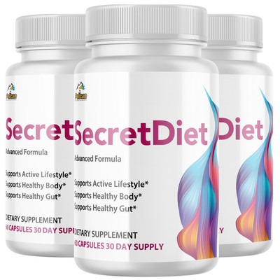 Secret Diet- Metabolism Support, Weight Management Supplement- 3 Bottles