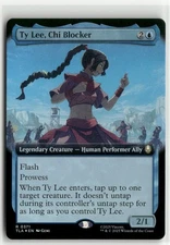 Ty Lee, Chi Blocker Extended Art FOIL Avatar The Last Airbender MTG NM