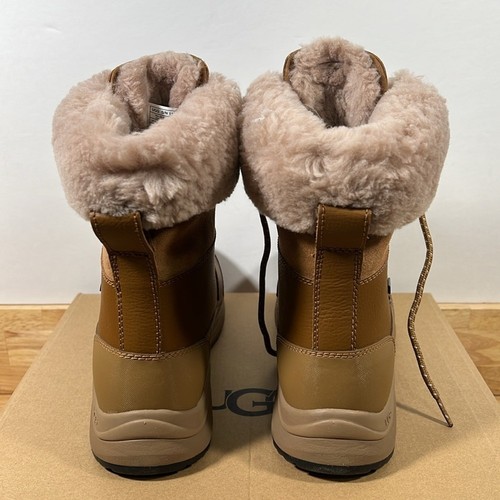 NEU UGG 9,5 Chestnut Adirondack wasserdichte isolierte Damenstiefel aus Wollmischung - Bild 7 von 12