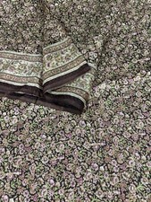 Vintage Silk Saree  Recycled Indian Sari Fabric  Craft Dress Material SS1865