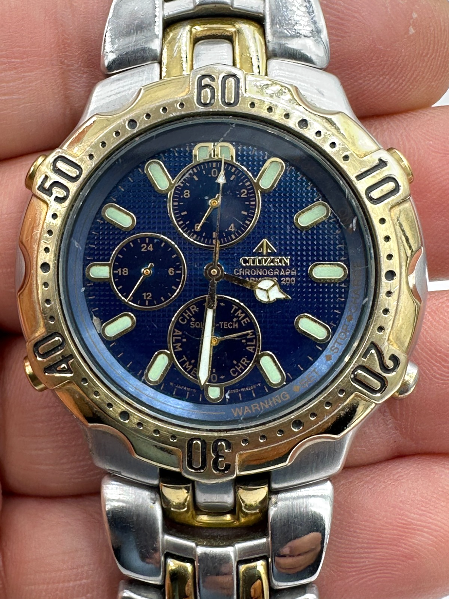 On Court-T LIMITED EDITION 全仏ver. USED CITIZEN WATCH RECORD LABEL × TiCTAC 40TH ANNIVERSARY COLLABORATION