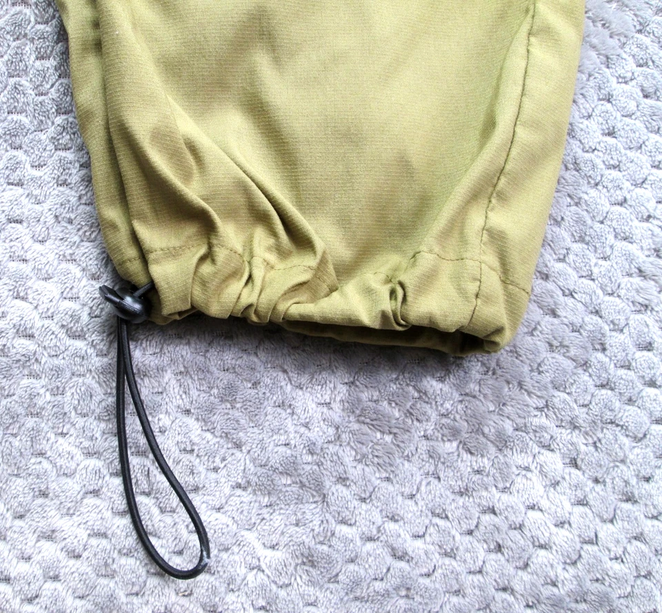 TravelSmith Pants Womens Medium Gold Green Drawstring Hiking Outdoor Packable - Image 3 of 4