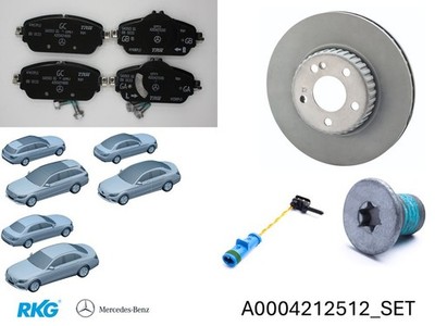 Bremsen-Set-vorne. C-Klasse W205, E-Klasse W213 *A0004212512* Original MB