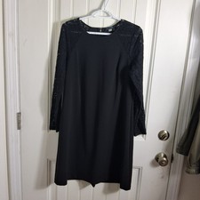 Tommy Hilfiger Lace Sleeve Sheath Minidress Size 12