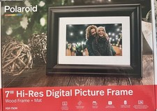Polaroid 7" Digital Picture Frame Hi-Resolution PDF-750 New Open Box