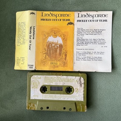 Lindisfarne Cassette Album Nicely Out Of Time 1970 POOR CONDITION