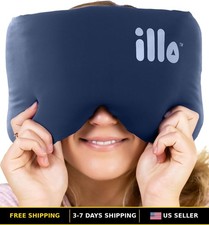 Weighted Sleep Mask - Blackout Eye Mask for Napping  Travel Comfort