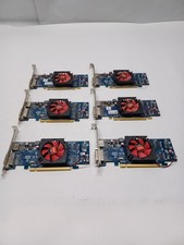 Lot of 6 AMD Radeon HD 7470 1gb DVI DisplayPort Full-height C264 GPUs