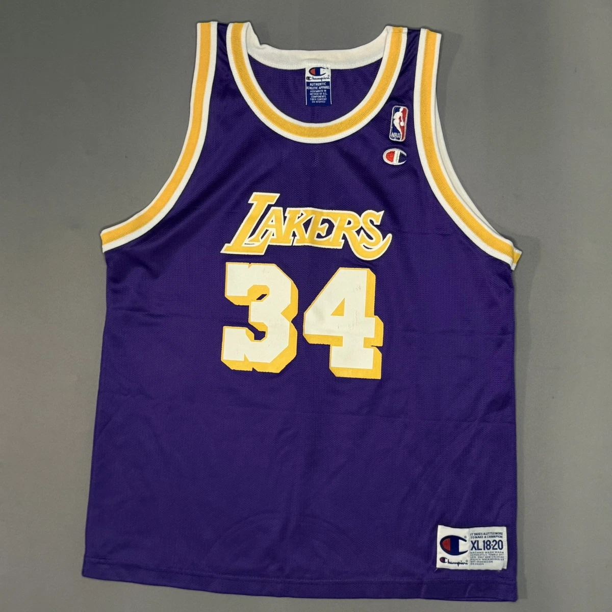 Preços baixos em Roxo shaquille O 'Neal Los Angeles Lakers Roupas