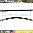 2x Rear Inner Left Right Brake Hoses Brake Lines Fits 2009-2016 Honda Pilot
